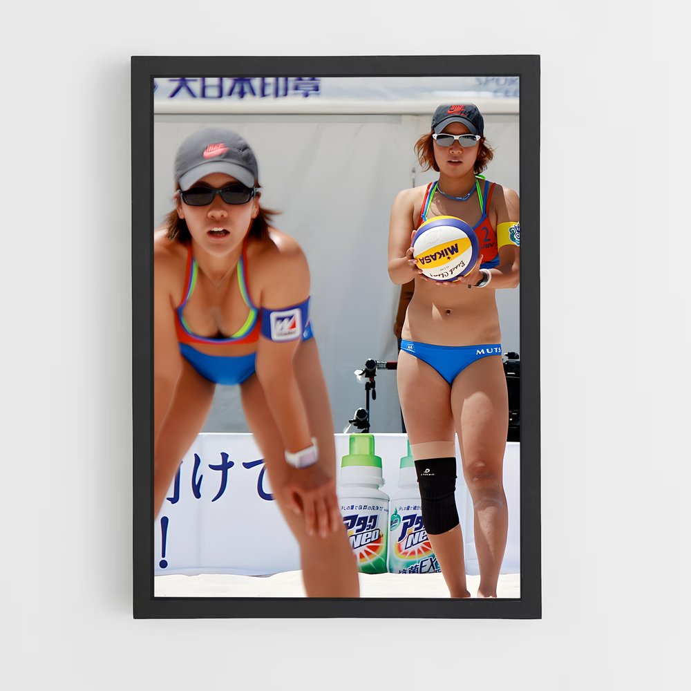 Poster Beach Volley Star – affiche Beach-volley (vue 2)